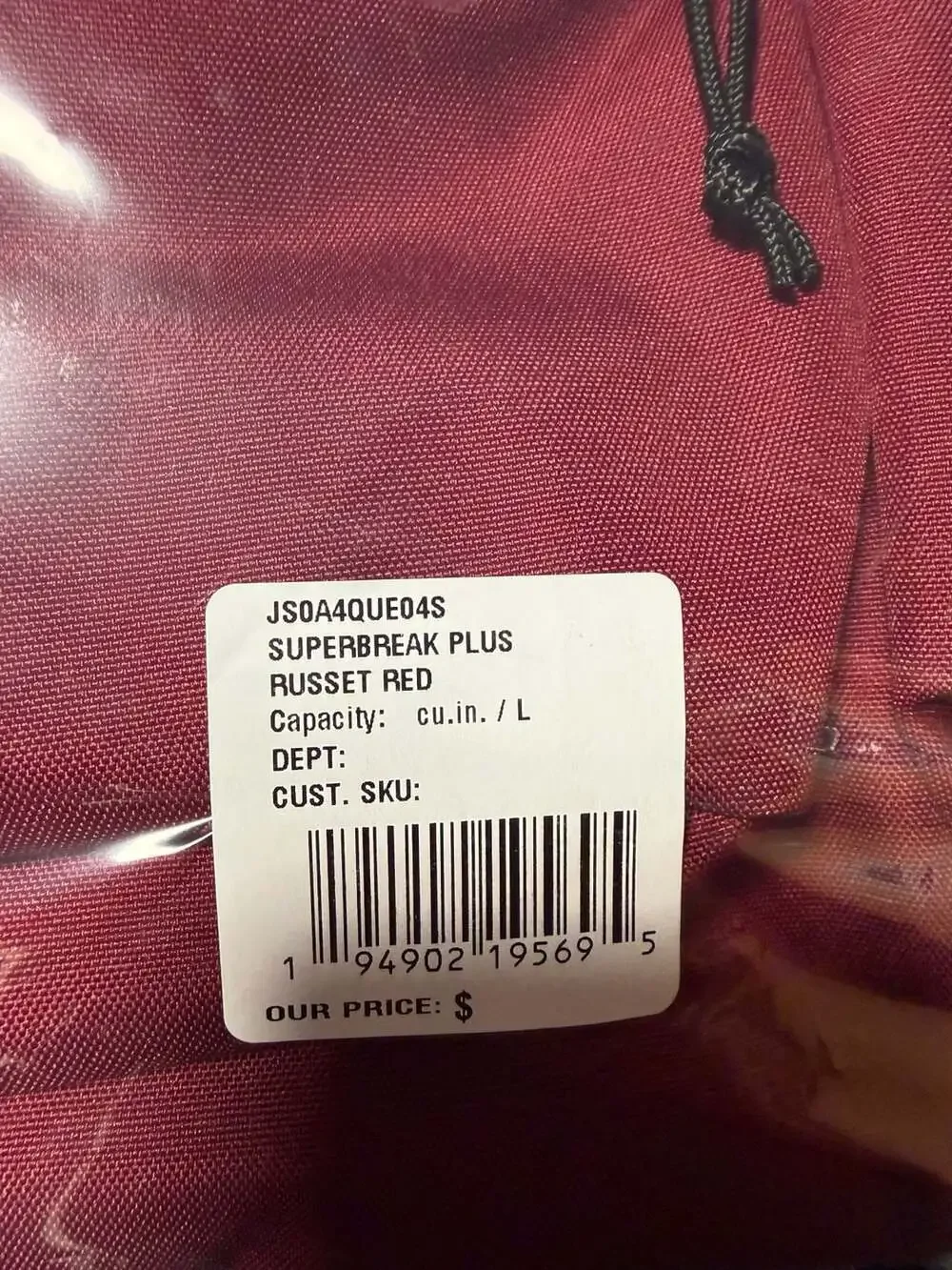 JanSport SuperBreak Plus Backpack in Russet Red